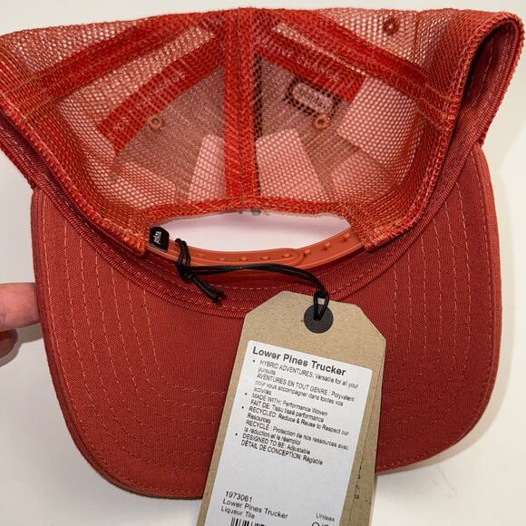 PrAna Lower Pines Trucker Liqueur Tile Adjustable Hat - Picture 3 of 3